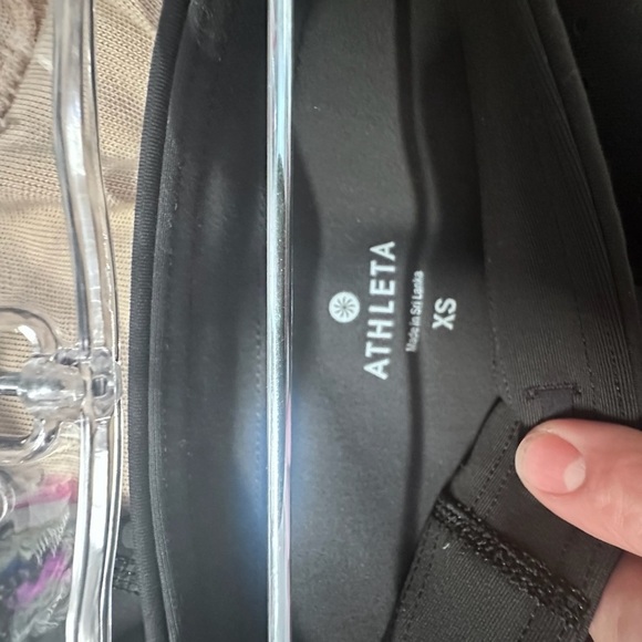 Athleta Black Patterned Leggings - Picture 8 of 8